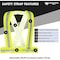 Northmon Safety Hi Vis Yellow Safety Strap Belt, 1'' Reflective Silver Tape NM-SS-YW - alternate 5